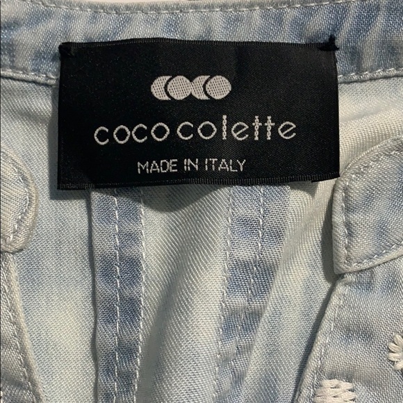 NWT. Coco Colette Light Blue Blouse. Size S. - Picture 5 of 6